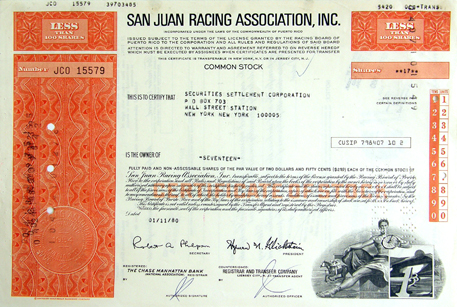 «San Juan Racing Association, 1980»